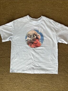 Graphic light blue E.T. T-Shirt girls 140cm